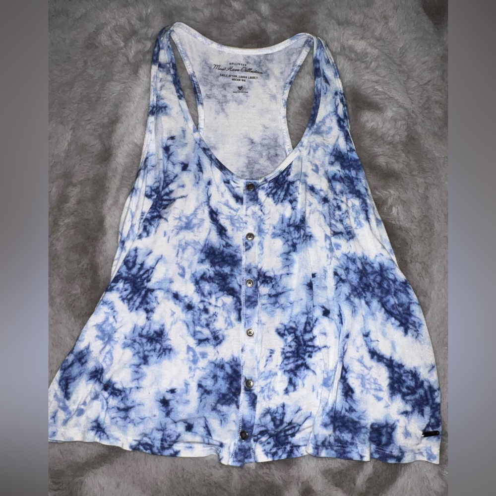 Hollister Button Up Tank - image 1